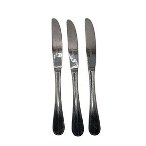Oxford Hall Crystal Palace Stainless Steel Dinner Knives Set Of 3